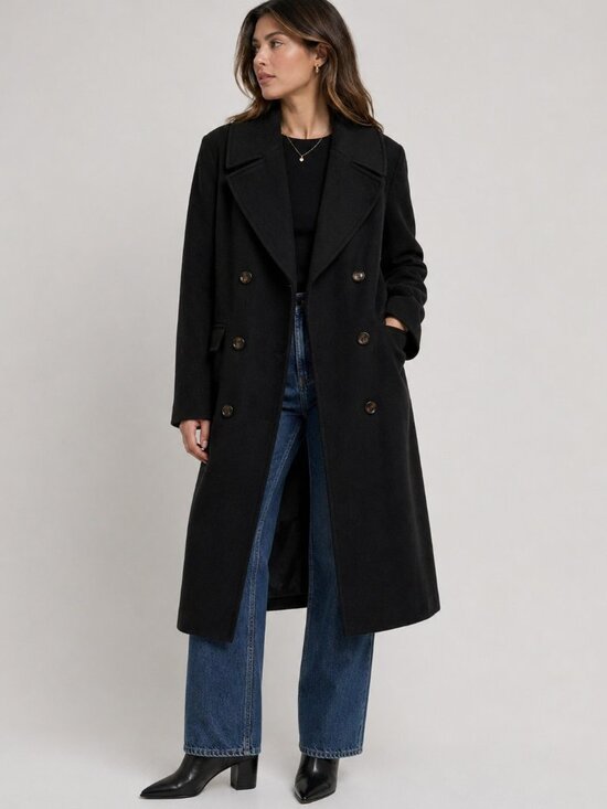Bernardo Jackets & Blazers - $308 Retail NWT Bernardo Double Breasted Wool Blend Long Coat XL Nordstrom